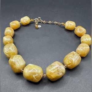 Tarina Tarantino Swirl Lucite and Swarovski Crystal Choker